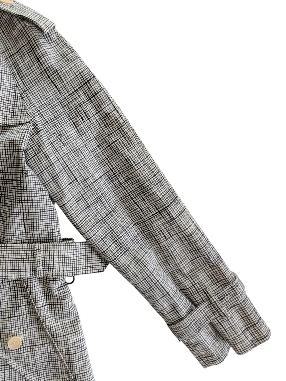 Burberry Cotton Trench Coat Size 4 - Picture 5 of 12